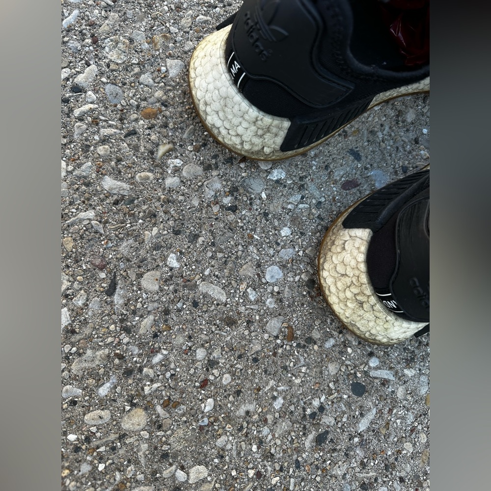 SOLD!!! ADIDAS NMD_R1 Primeknit Black 11 Men Running Athletic Sneakers - Picture 11 of 16